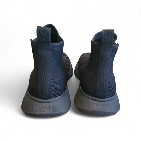 Vivaia Black Water Repellent Slip On Urban Sneaker Boots Size 42 Lightweight - Picture 4 of 11